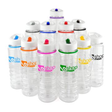 Tarn 750Ml Pet Sports Bottle With White Lid + Sipper