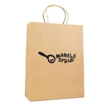 Large Paper Bag With Matching Twisted Paper Handles, 230gsm