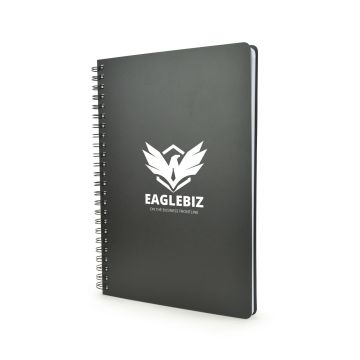 Pp Cover Notepad. Lined Paper. Ring-Bound