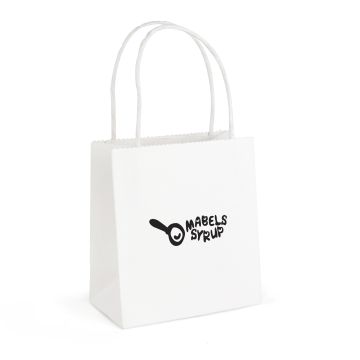 Brunswick Small White Paper Bag